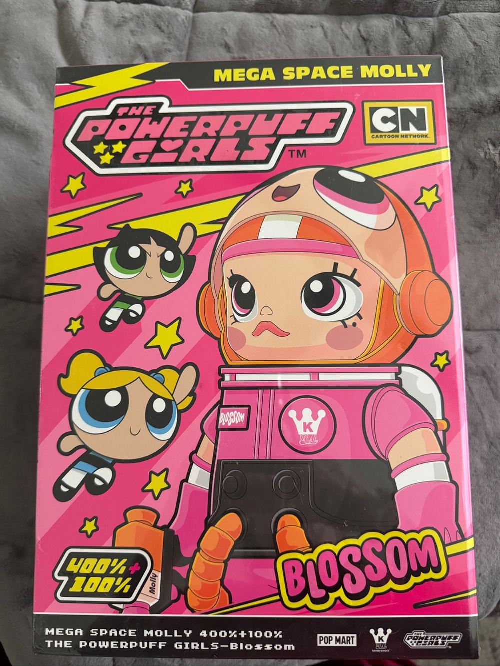 Powerpuff Girls Blossom 400% Mega Space Molly Collectible Figure - Pink. Sealed.
